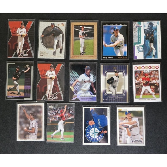 Upper Deck Other - Randy Johnson, Pitcher,  Lot of 14 Baseball Cards - Mariners, Diamondbacks